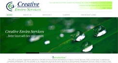 Desktop Screenshot of creativeenviroservices.com